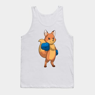 Fox as Boxer with Boxing gloves Tank Top